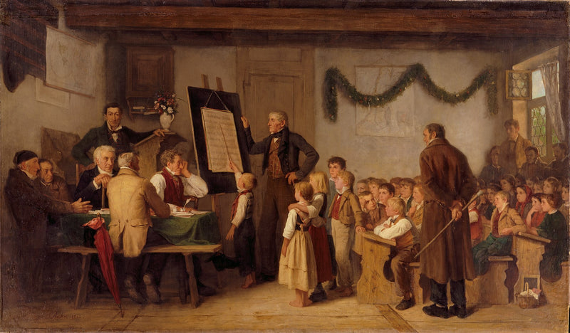 L’Examen à l’école - Albert Anker
