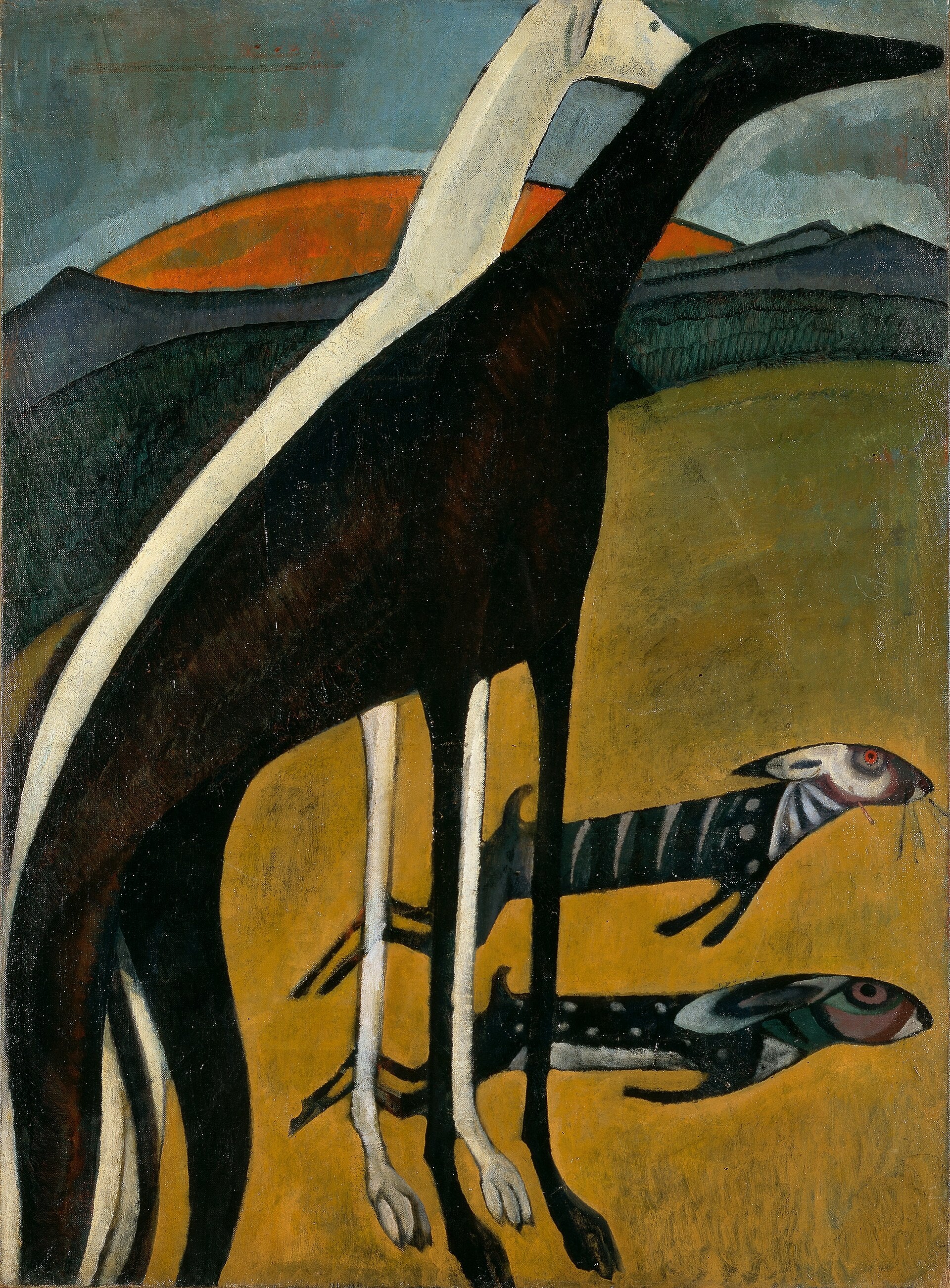 Les Lévriers, Amadeo de Souza-Cardoso, 1911