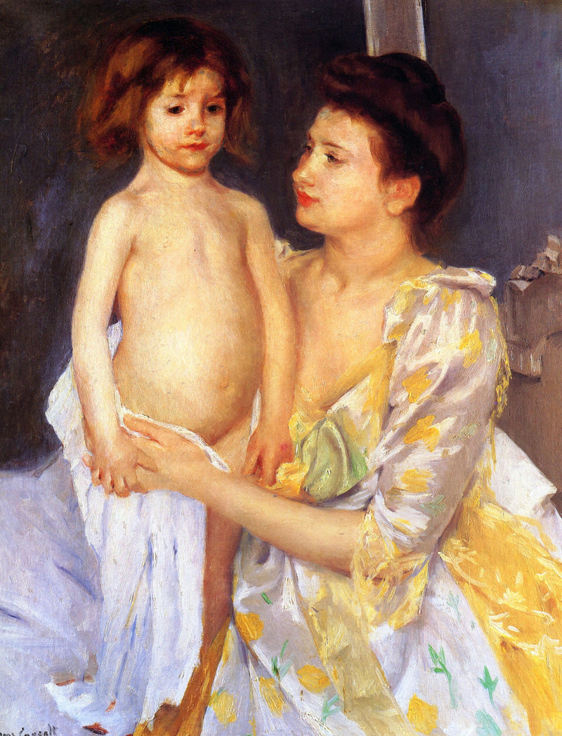 Jules essuyé par sa mère - Mary Cassatt
