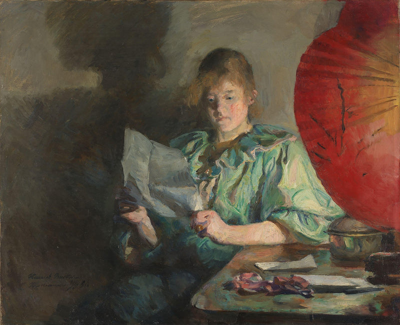 Intérieur du soir - Harriet Backer