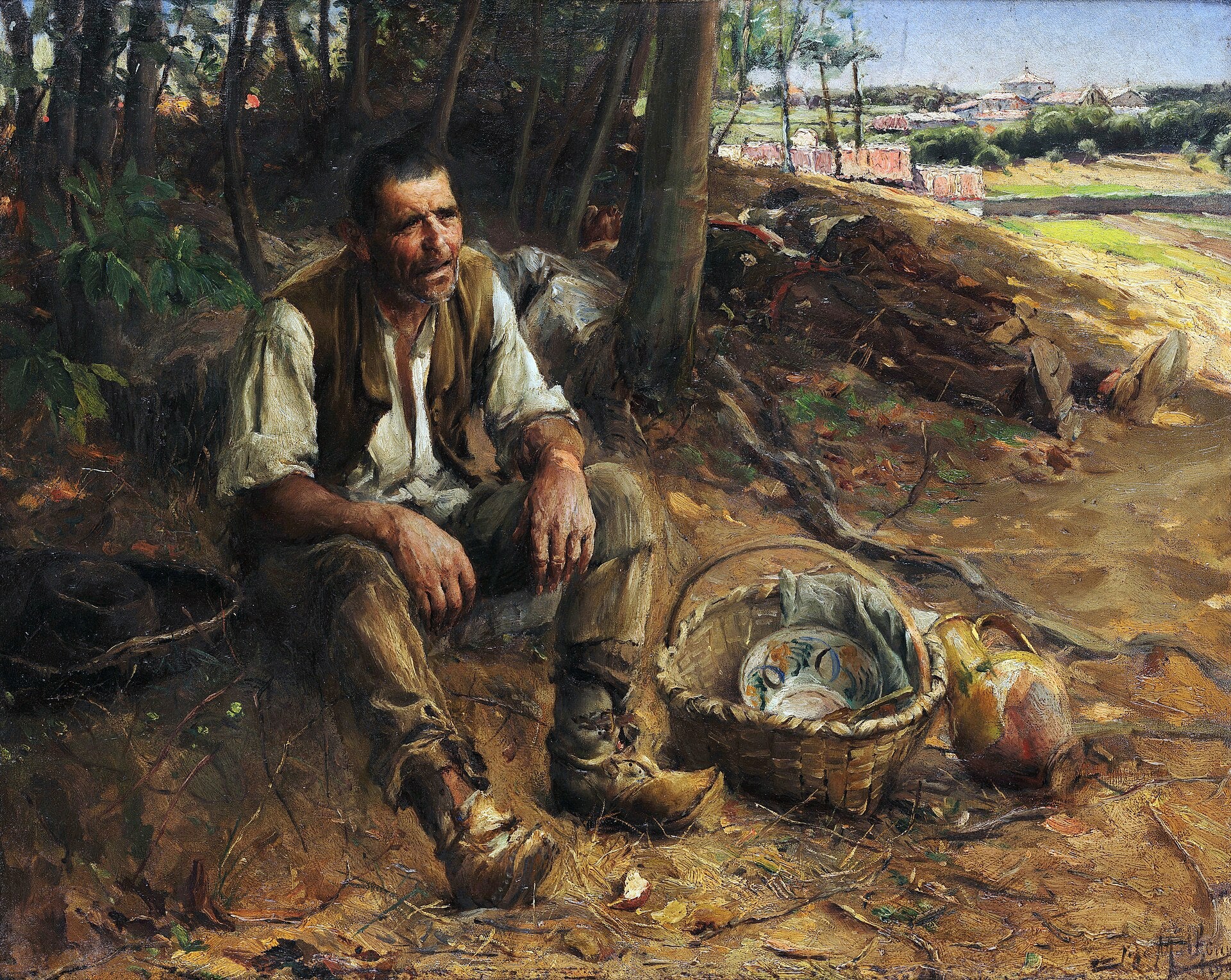 La Sieste, José Malhoa, 1898