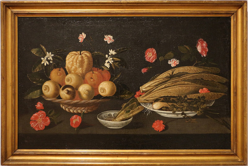 Nature morte aux fruits, légumes et fleurs - Josefa de Óbidos