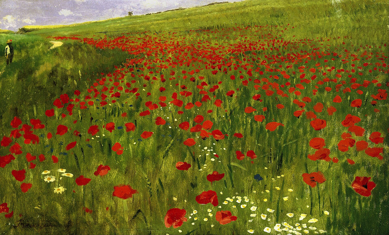 Pré aux coquelicots - Pál Szinyei Merse