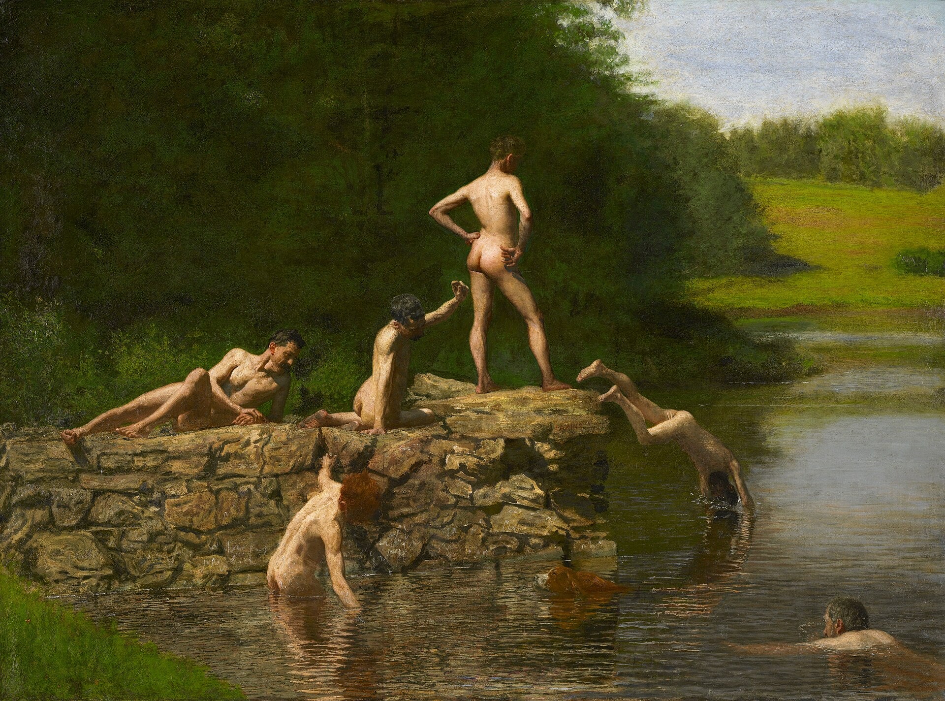 La Natation - Thomas Eakins