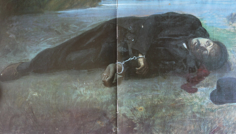 Le Martyre de Cai Tingrui, Li Tiefu, 1946, huile sur toile