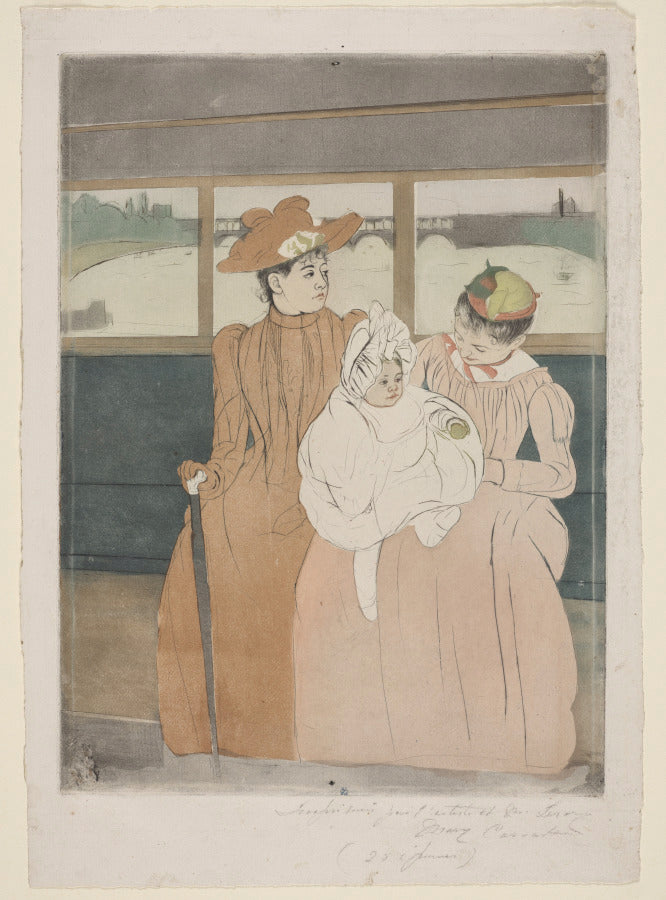 Dans l’omnibus - Mary Cassatt