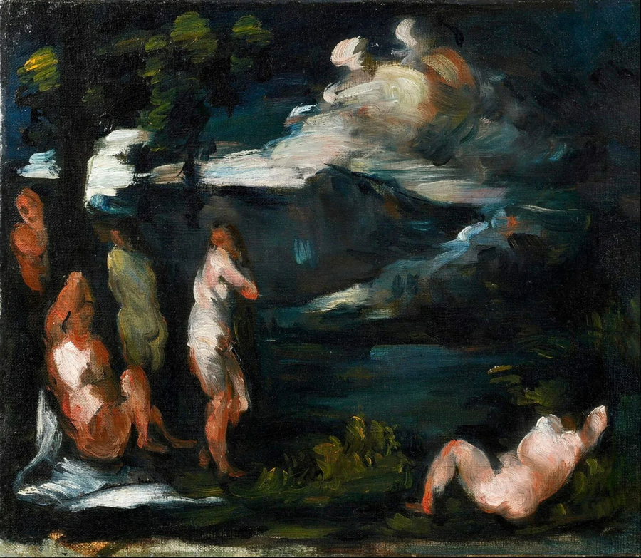 Kąpiące się - Paul Cézanne