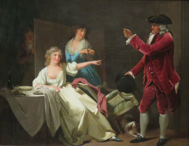 „O, jaki szalony!” - Louis-Léopold Boilly