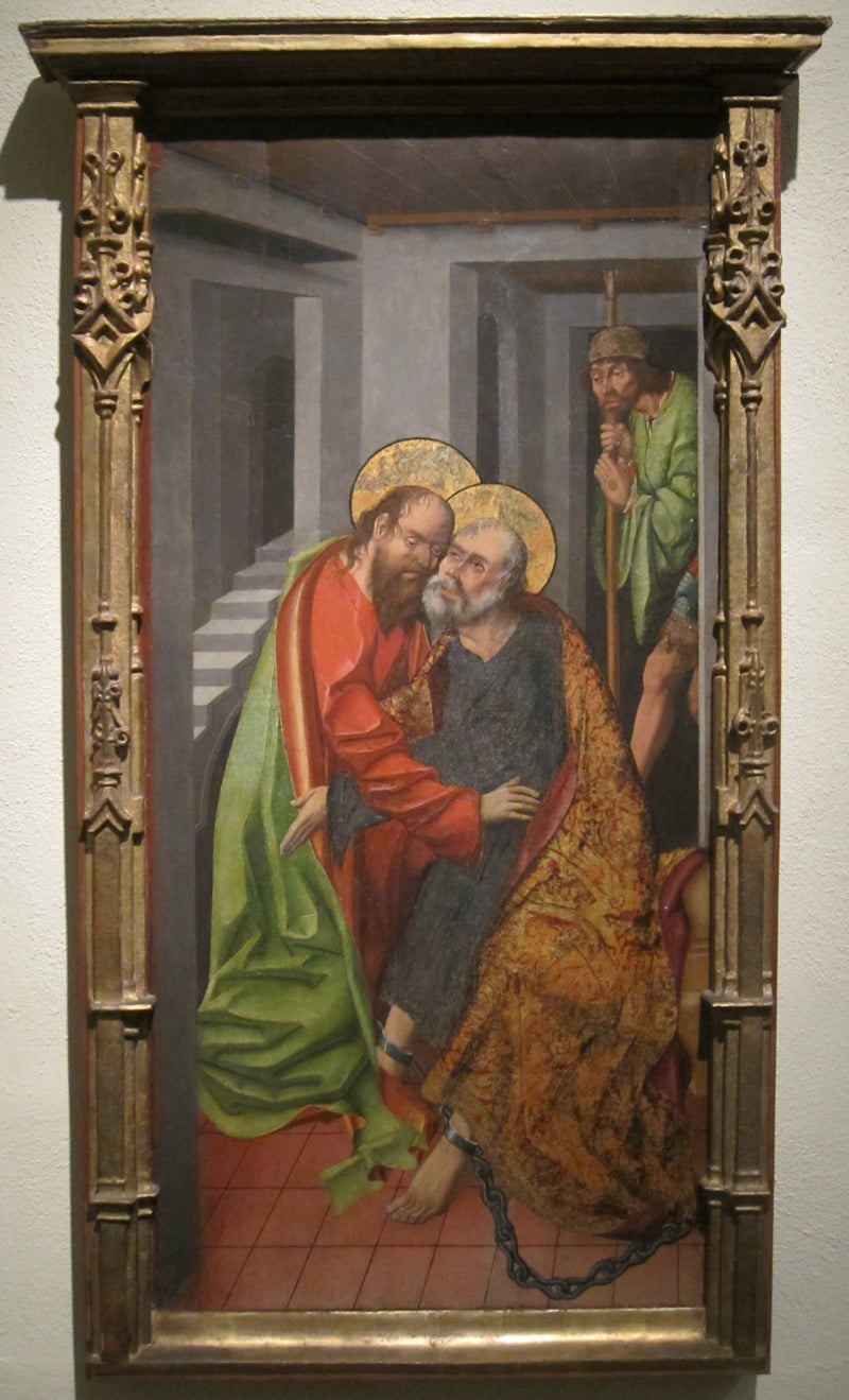 Saint Paul rendant visite à Saint Pierre en prison - Fernando Gallego
