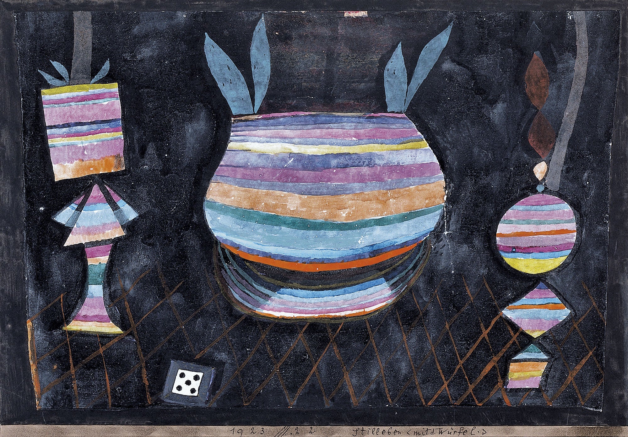 Martwa natura z kostkami - Paul Klee