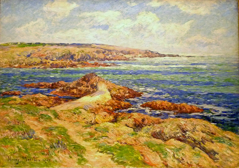 Wejście do portu w Doëlan - Henry Moret