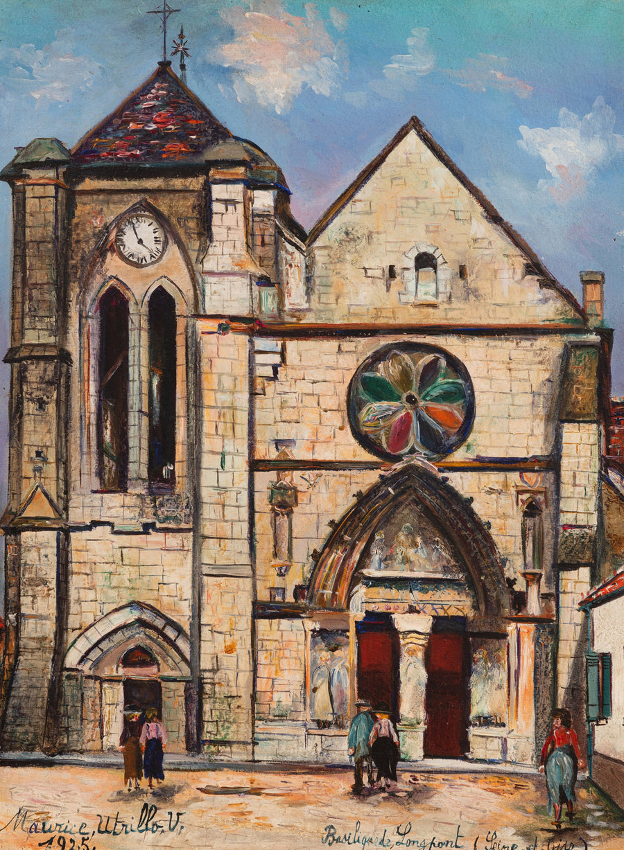 Basilique Notre-Dame de Bonne Garde, Longpont-sur-Orge (1925) - Maurice Utrillo