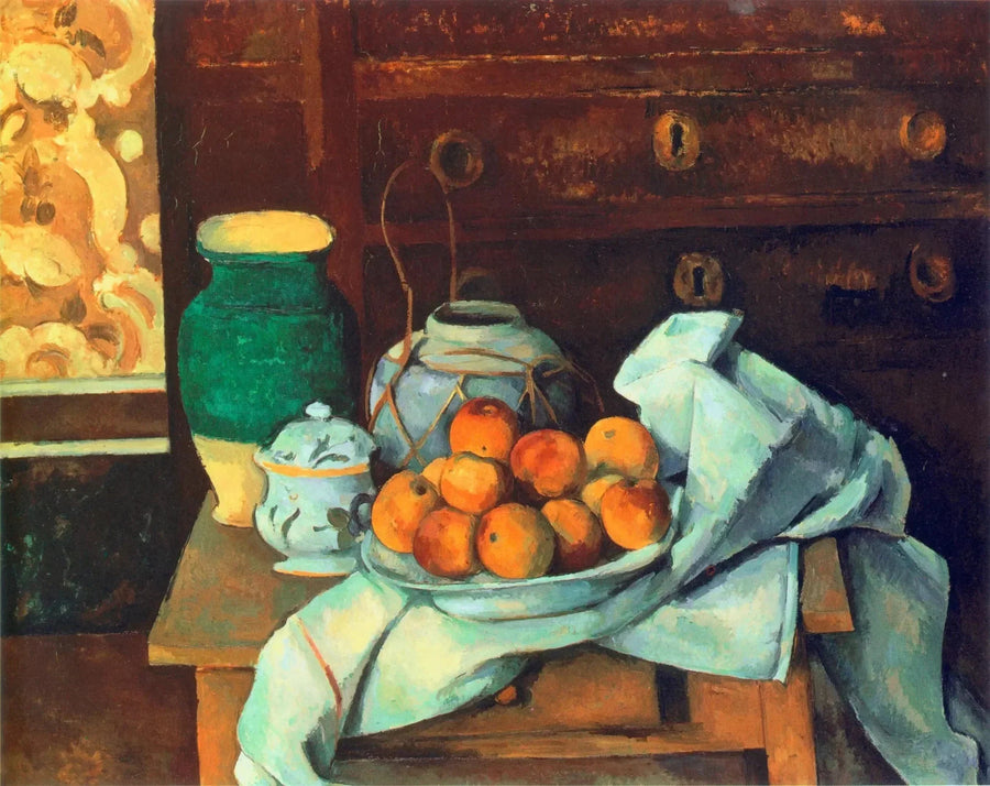 Martwa natura z komodą - Paul Cézanne