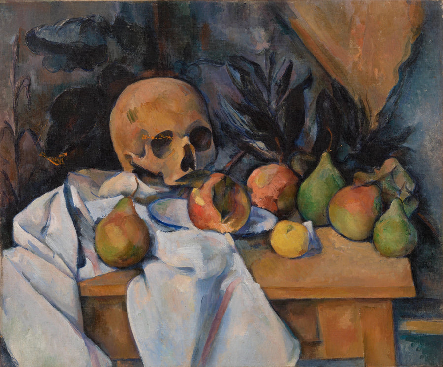 Martwa natura z czaszką - Paul Cézanne