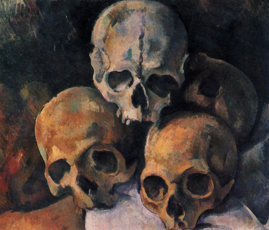 Piramida czaszek - Paul Cézanne