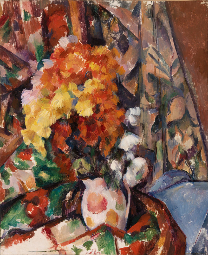 Kwiatowy wazon - Paul Cézanne
