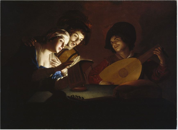 Impreza muzyczna - Gerrit van Honthorst
