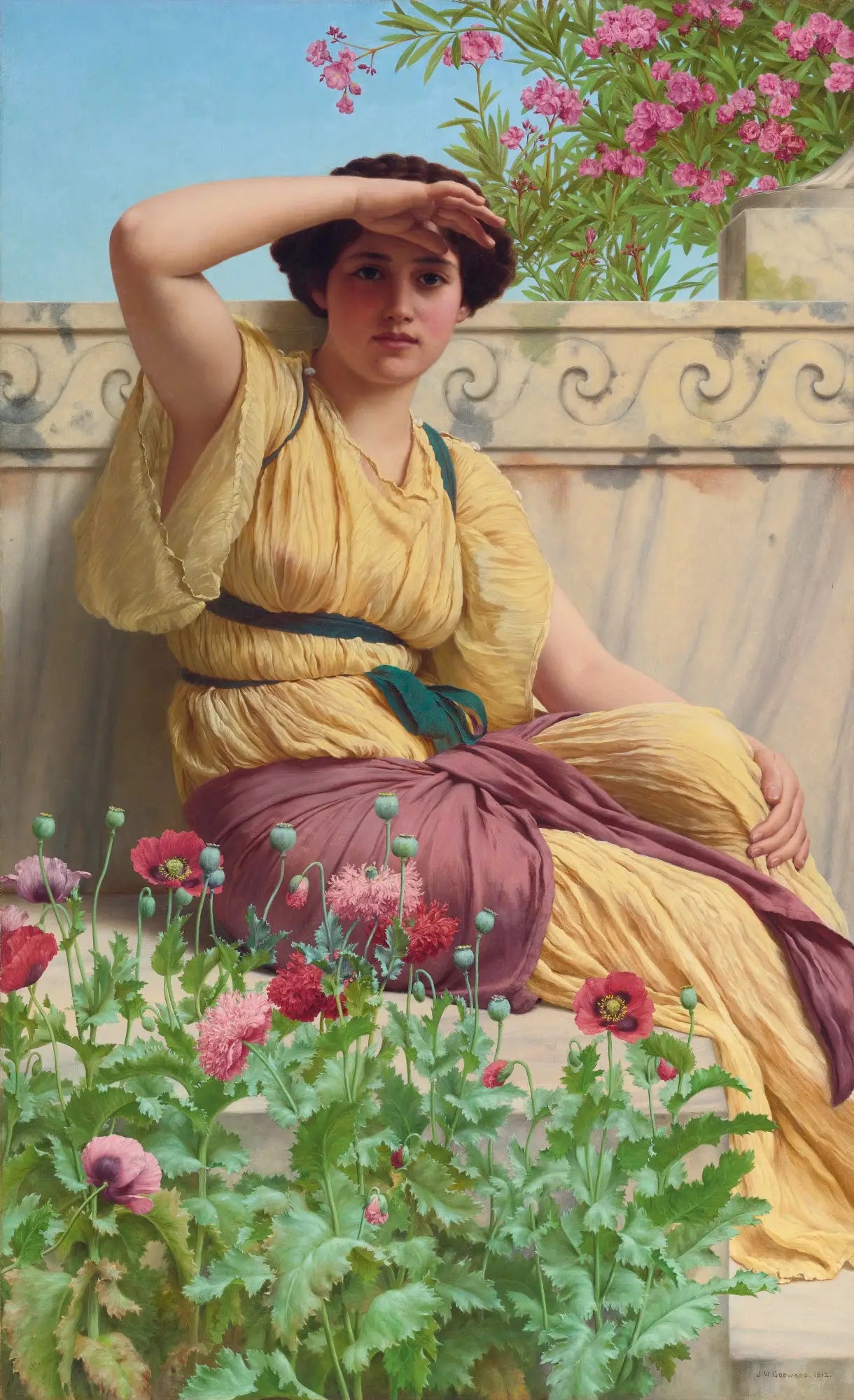 Un rendez-vous galant - John William Godward - Alpha Reproduction