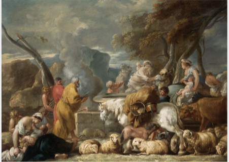 Le sacrifice d'Abraham près de Béthel - Sébastien Bourdon