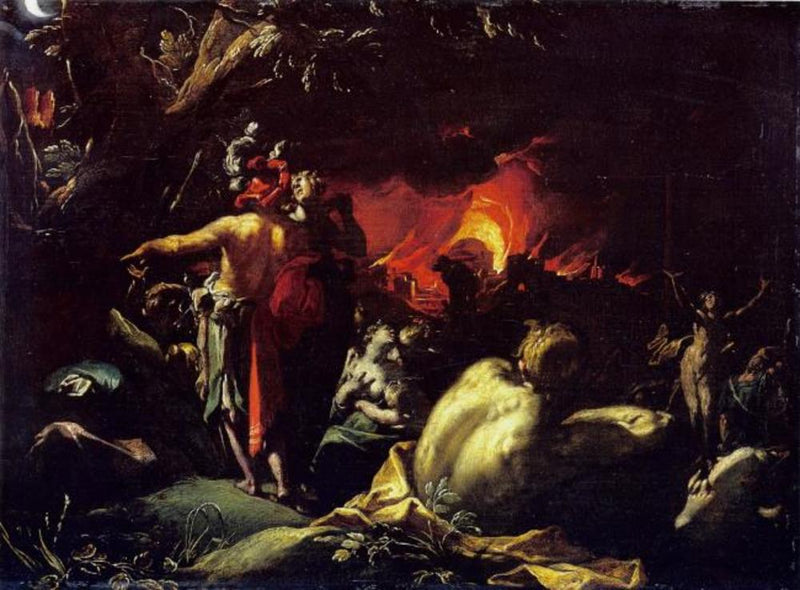 L'incendie de Troie - Abraham Bloemaert