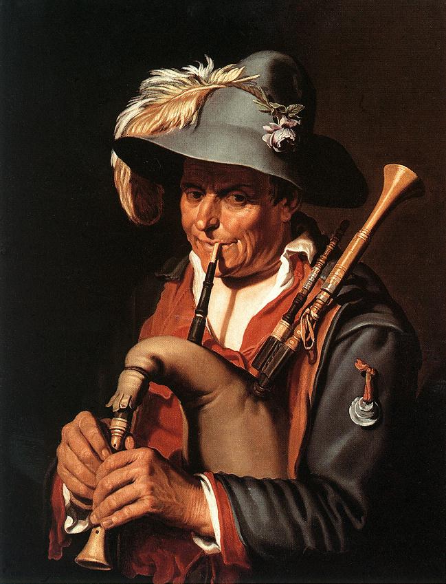 Le joueur de cornemuse - Abraham Bloemaert
