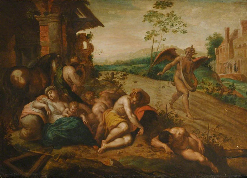 Le diable semant l'ivraie - Abraham Bloemaert