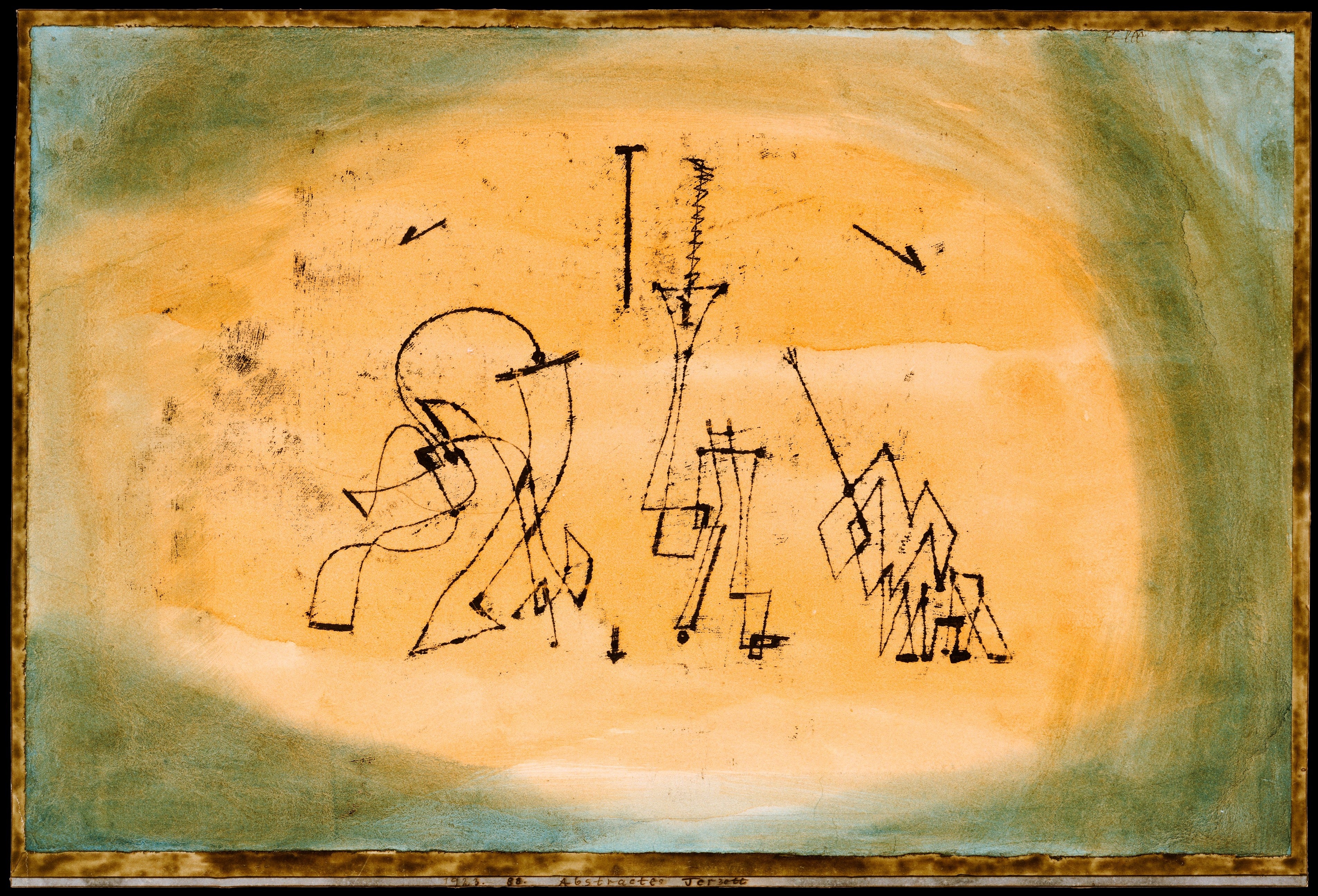 Abstrakcyjna trójca - Paul Klee