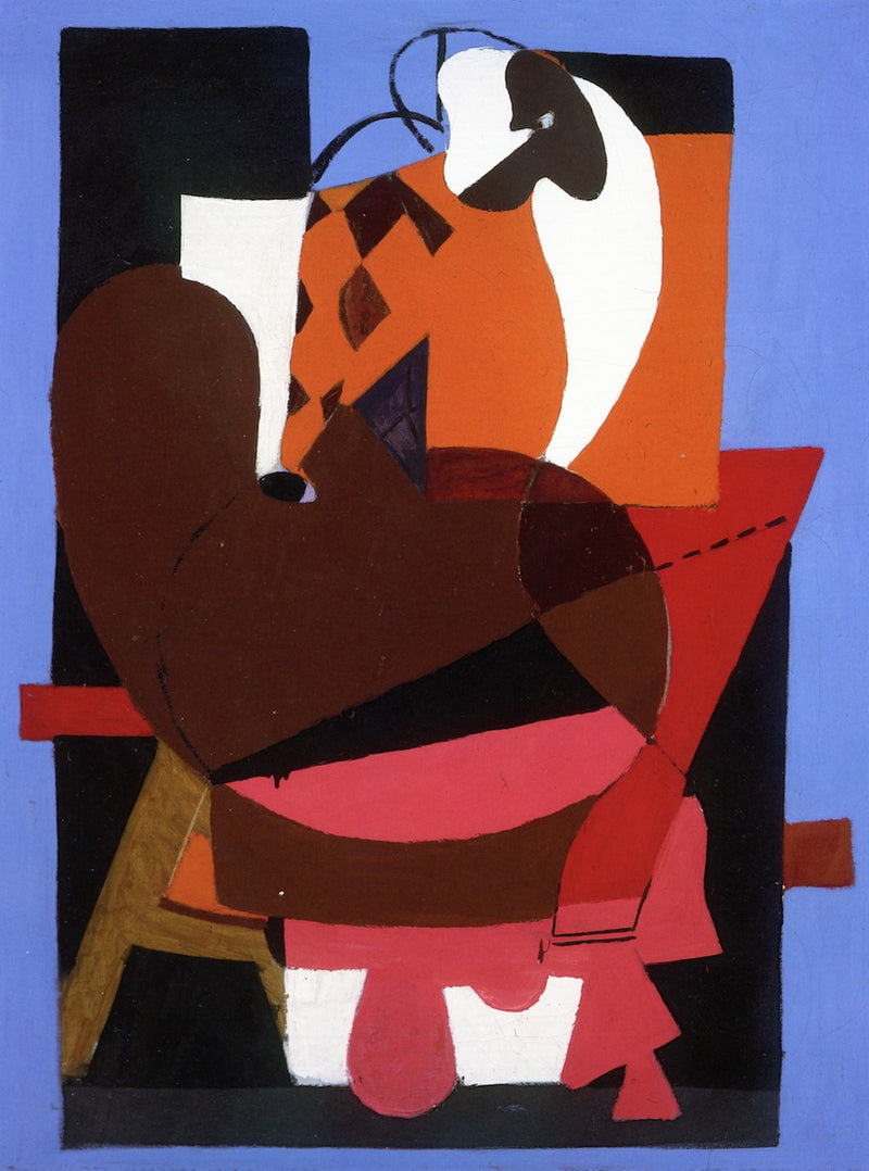 Abstraction avec une palette - Arshile Gorky