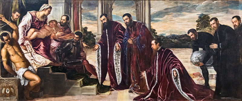 Madonna z Camerlenghi - Jacopo Tintoretto