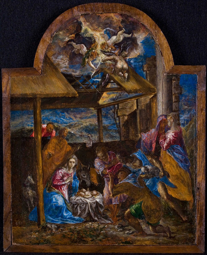 Adoracja, 1570 - El Greco