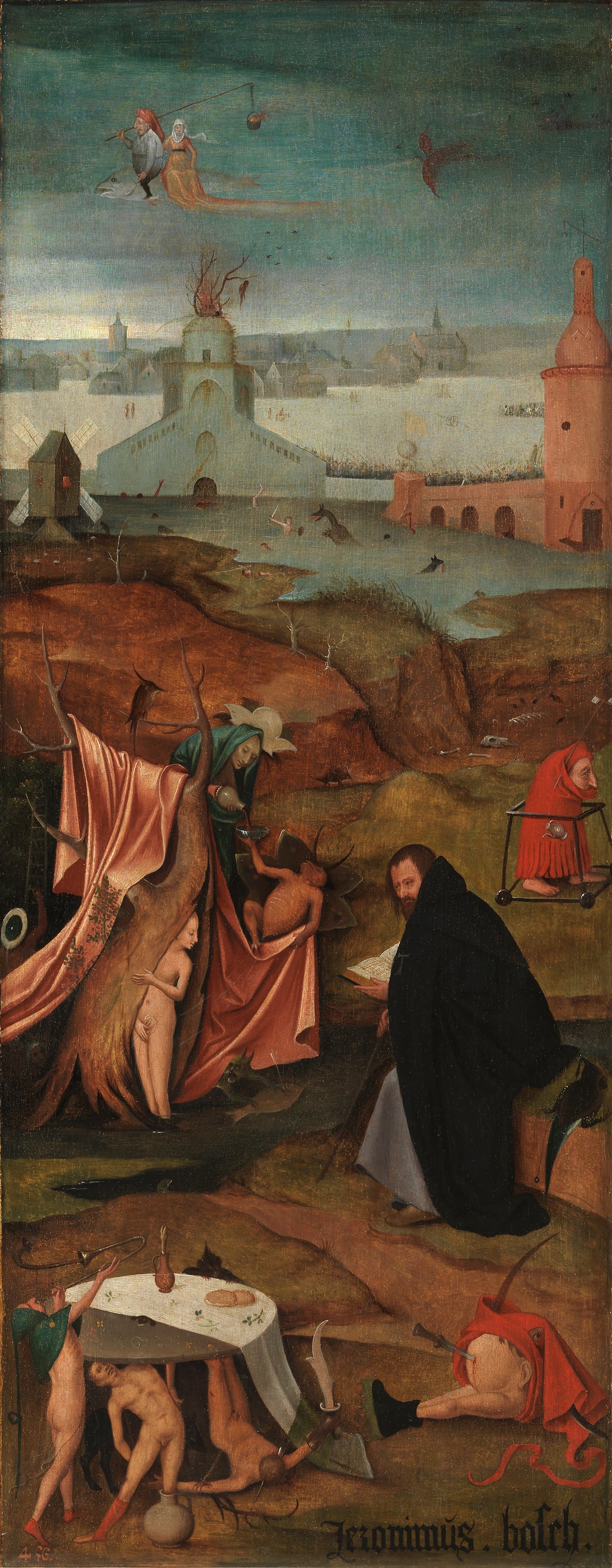 Kuszenie św. Antoniego - Hieronymus Bosch