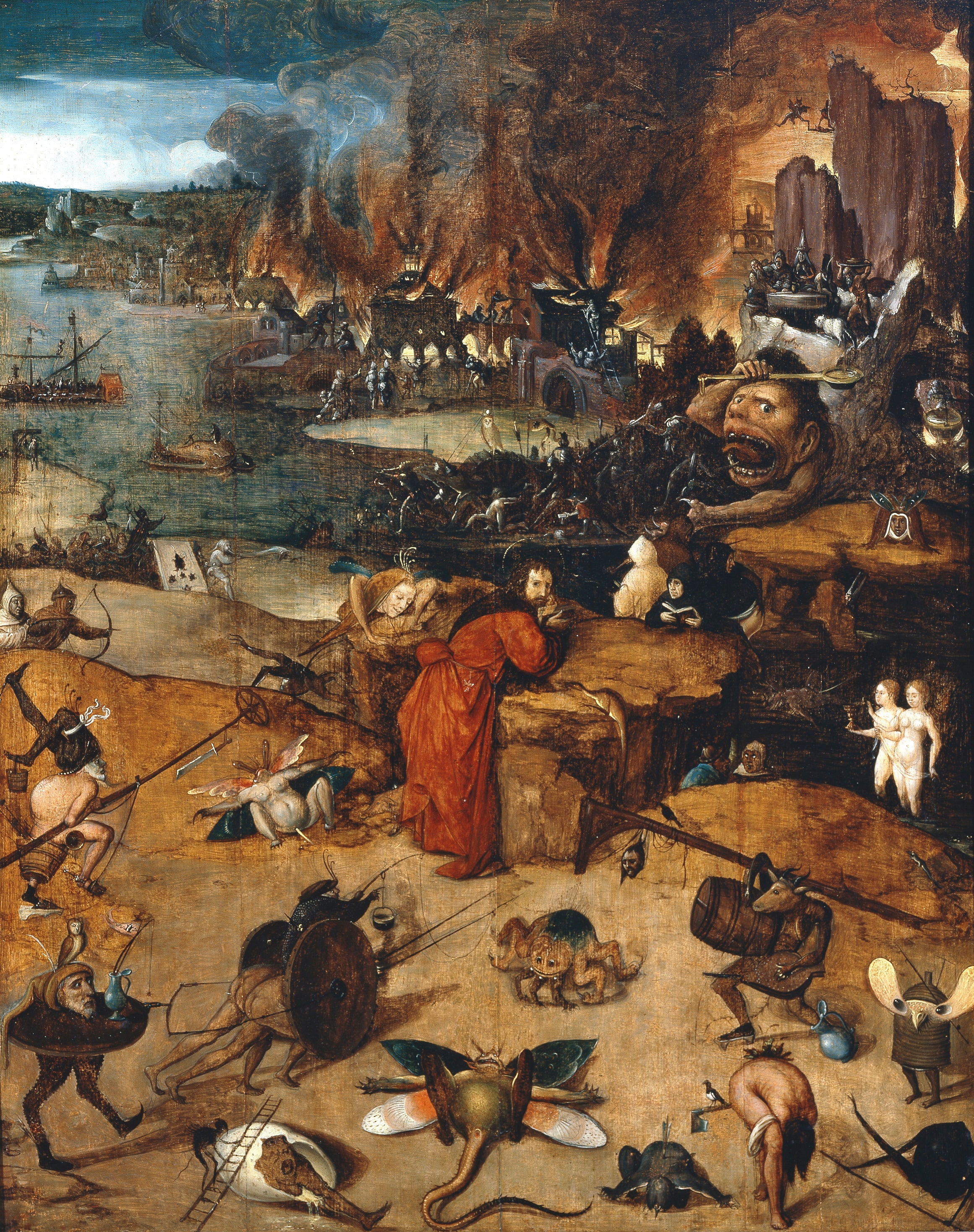 Kuszenie św. Antoniego - Hieronymus Bosch