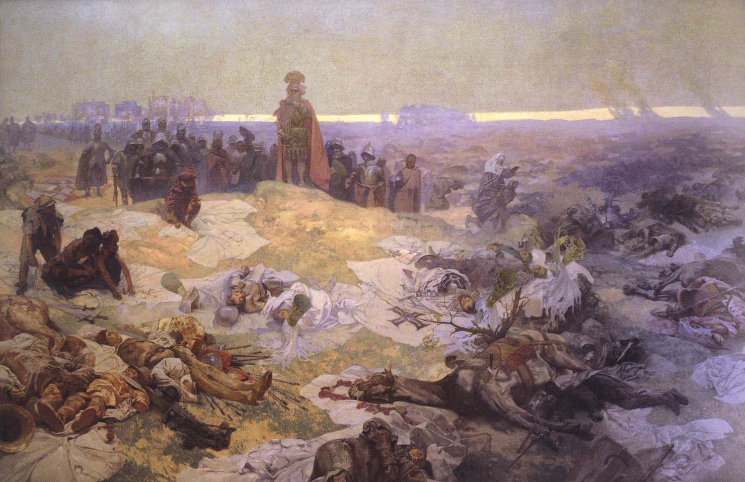 Po Bitwie pod Grunwaldem - Alphonse Mucha