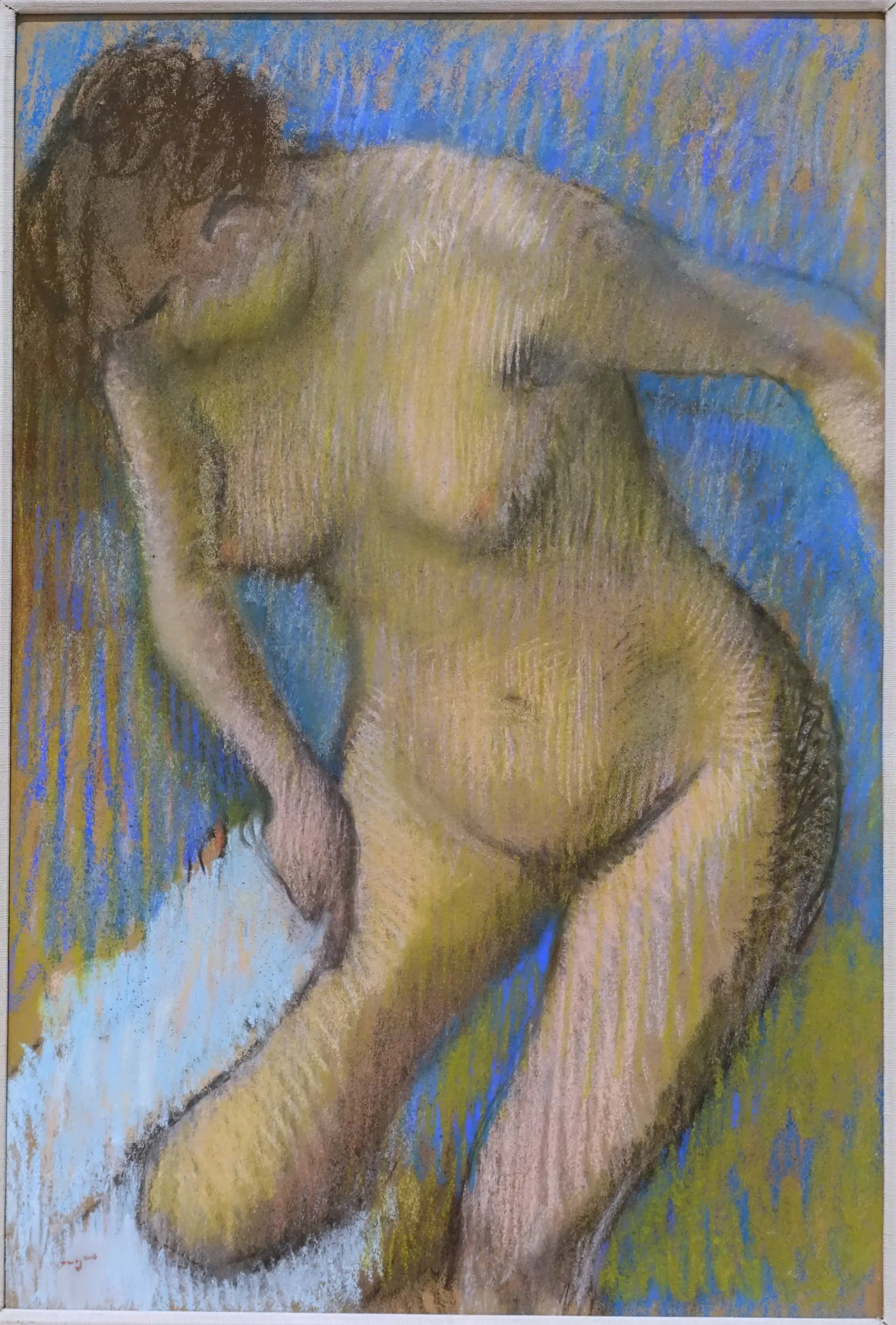 Reproduction du tableau « Après le bain - Edgar Degas » par Alpha Reproduction en peinture à l’huile