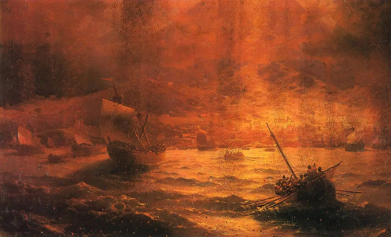 Destruction de Pompéi - Ivan Aïvazovski - Alpha Reproduction