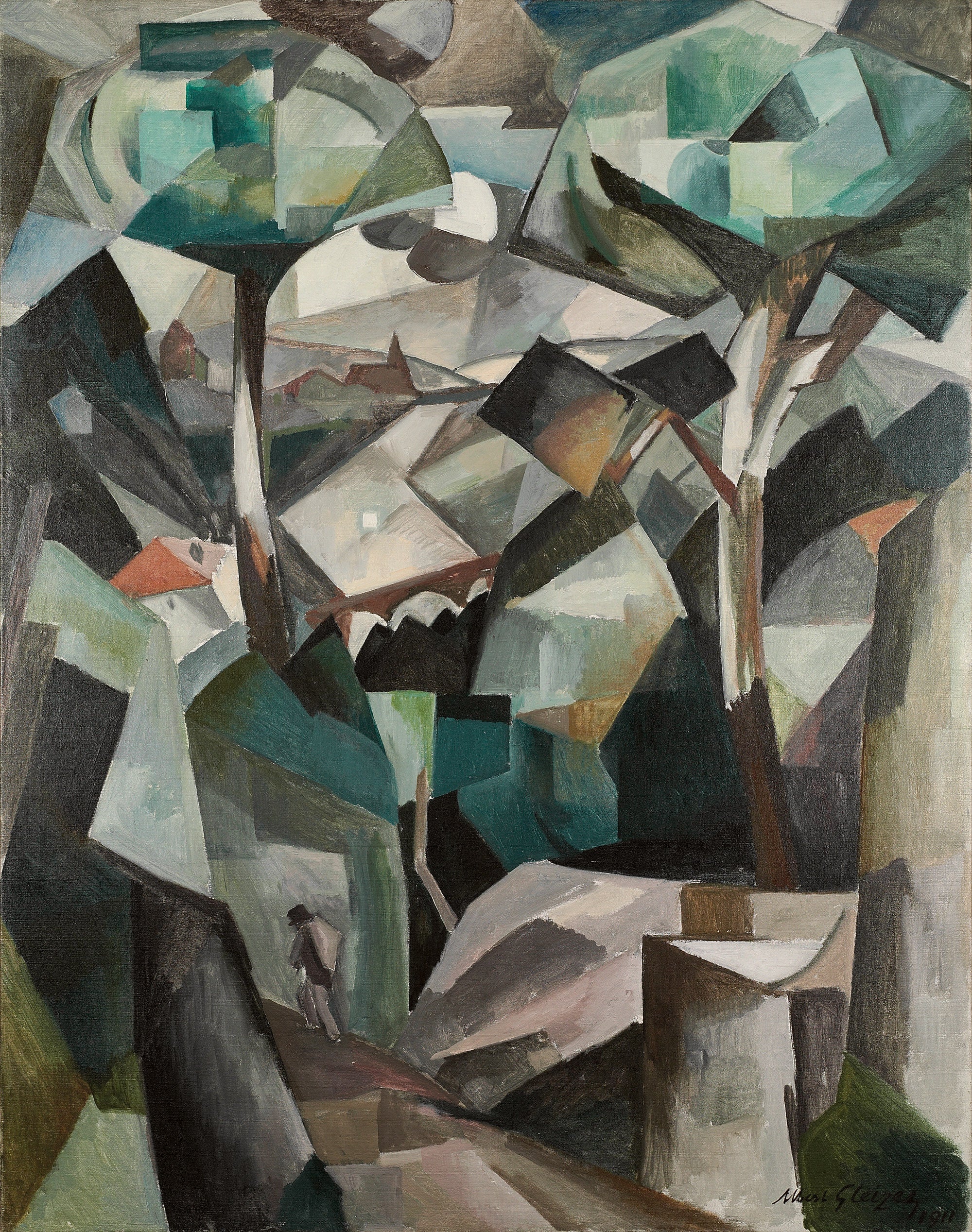 Le Chemin, Paysage à Meudon - Albert Gleizes