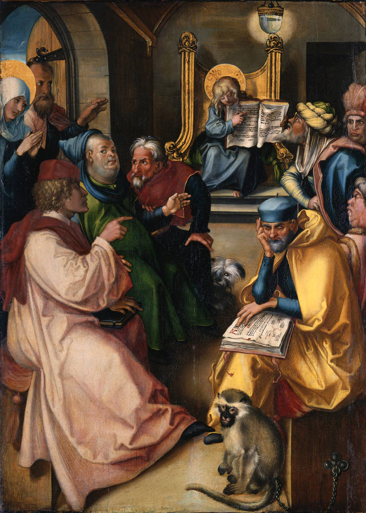 Poliptyk Siedmiu Boleści: Chrystus wśród Doktorów - Albrecht Dürer