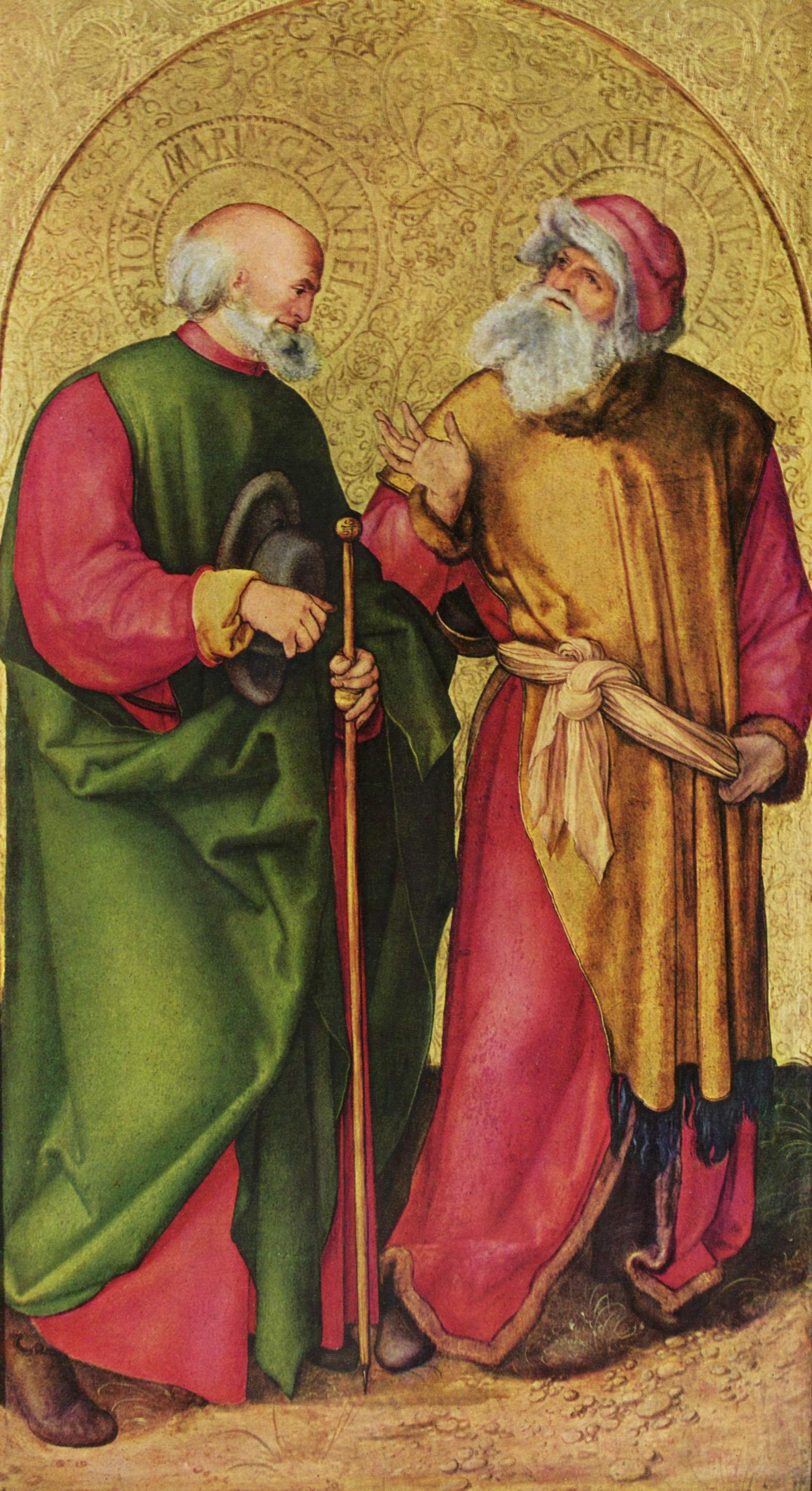 Ołtarz Jabacha: Święci Józef i Joachim - Albrecht Dürer