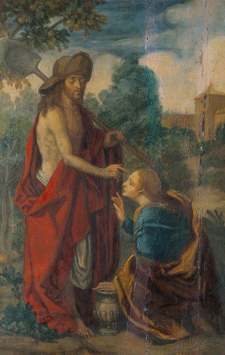 Chrystus i Maria Magdalena (Noli me Tangere) - Albrecht Dürer