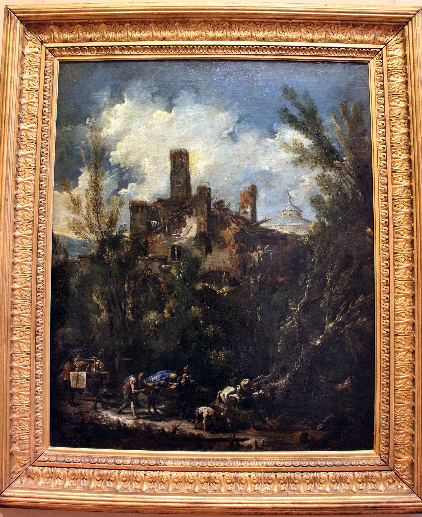 Le Muletier - Alessandro Magnasco image 1 reproduction d’œuvre d’art à l’huile