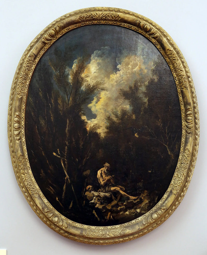 Paysage avec saint Paul l'Ermite - Alessandro Magnasco