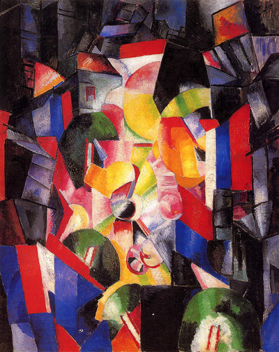 La ville la nuit - Alexandra Exter