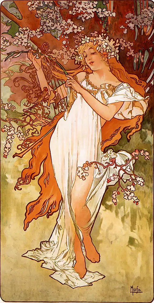 Wiosna - Alphonse Mucha