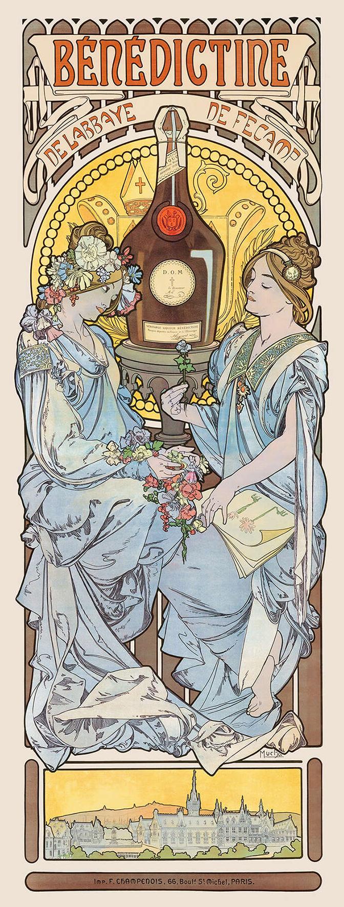 Bénédictine - Alphonse Mucha