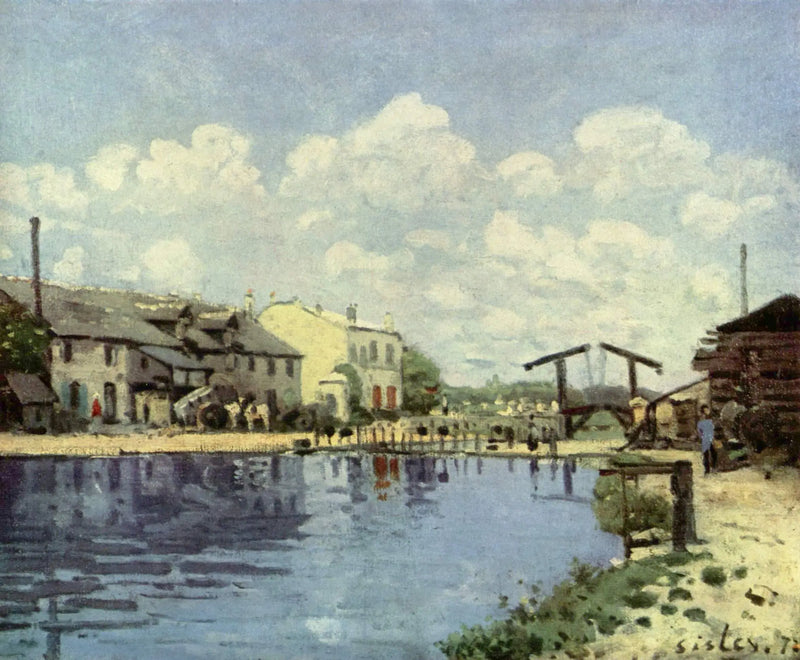 Kanał Saint-Martin - Alfred Sisley