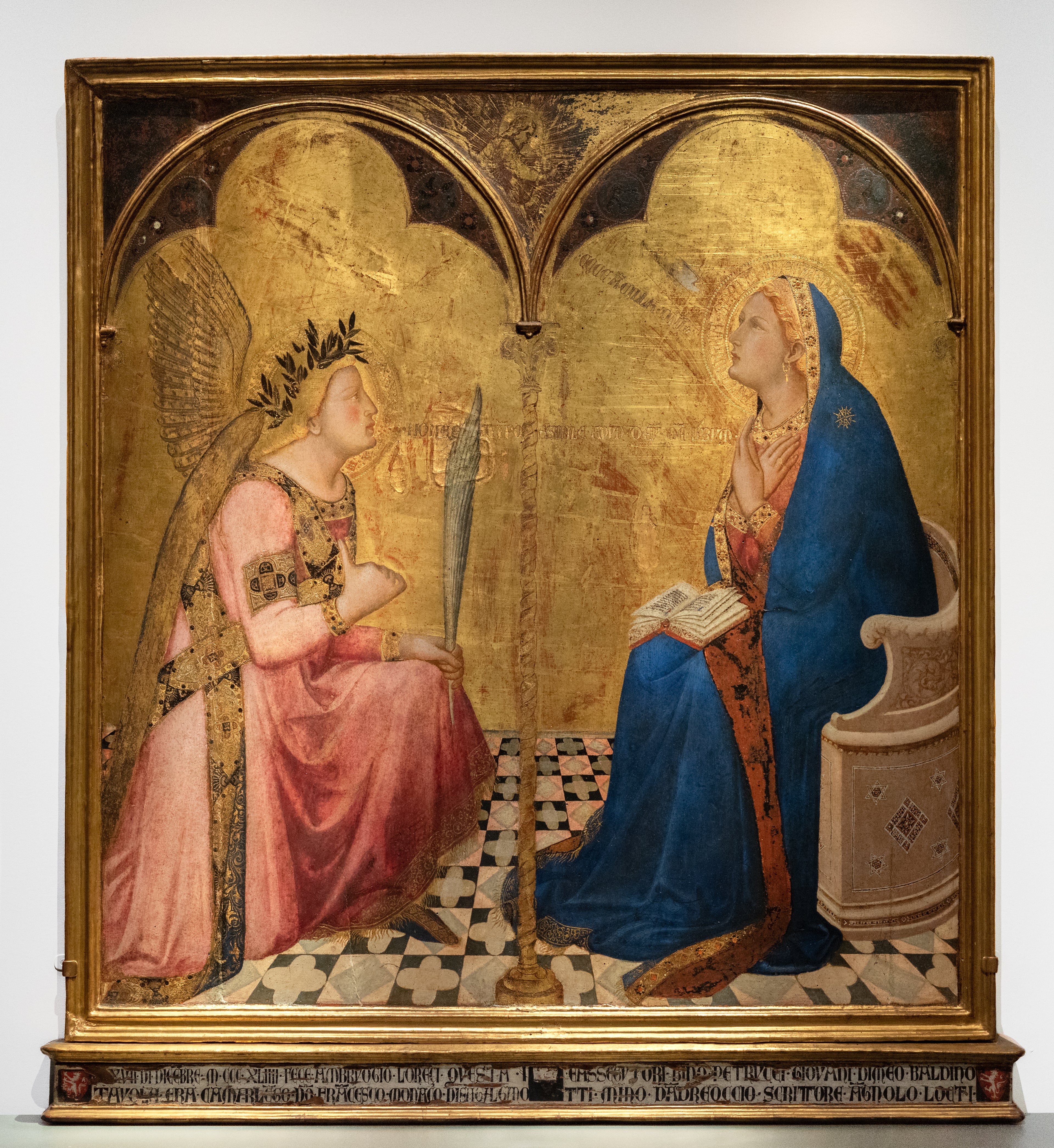 Annonciation - Ambrogio Lorenzetti - Alpha Reproduction