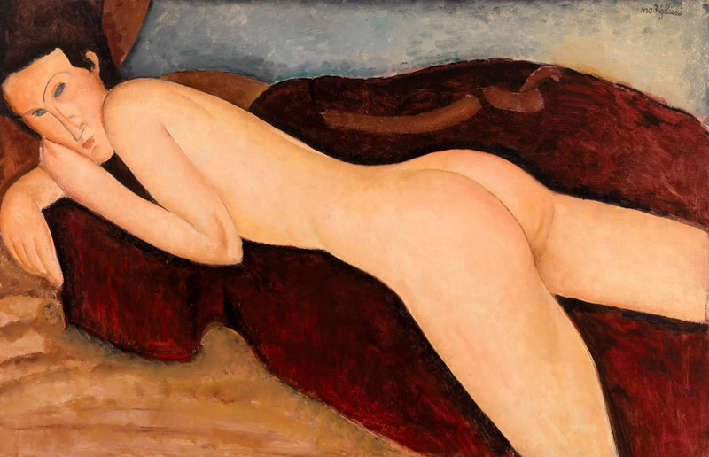 Nagi mężczyzna od tyłu - Amedeo Modigliani