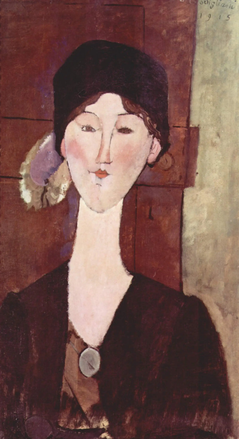 Beatrice Hastings przed drzwiami - Amedeo Modigliani