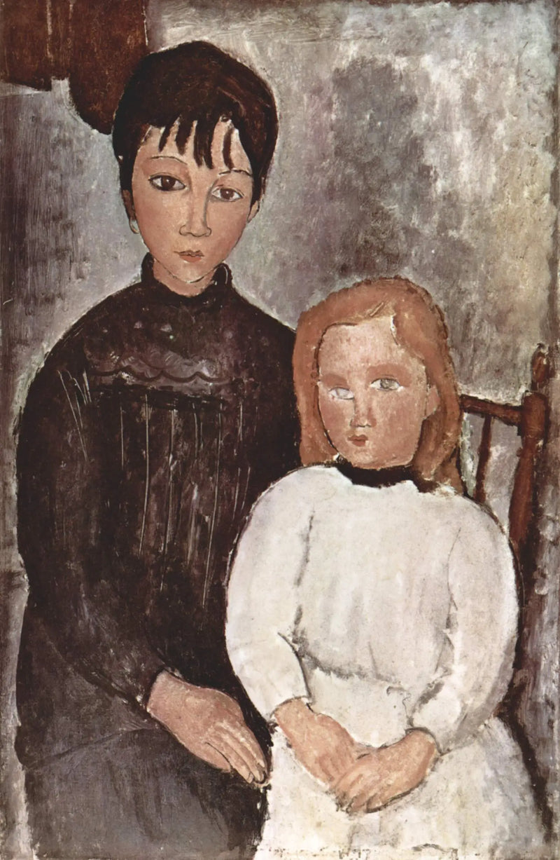 Dwie Dziewczyny - Amedeo Modigliani