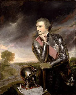 Portret Jeffrey Amherst (1717-1797), brytyjski generał - Joshua Reynolds